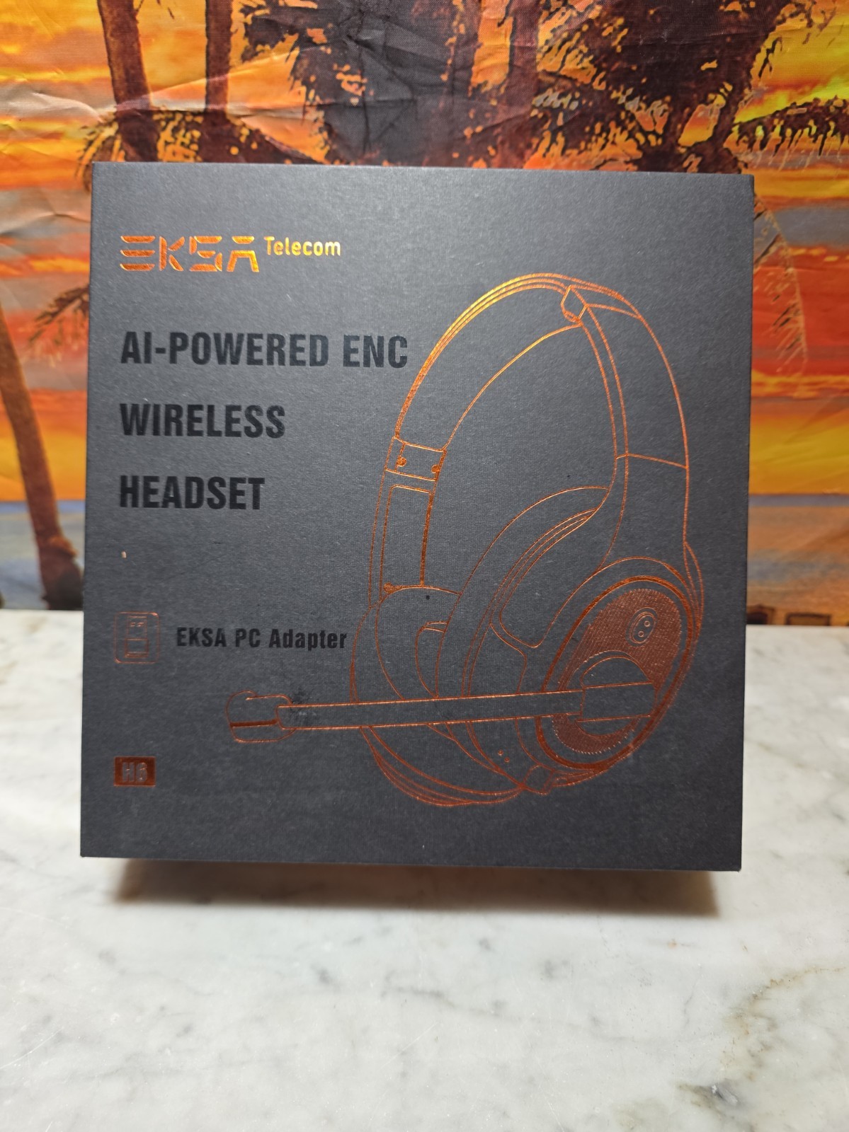🎄EKSA Telecom AI-Powered ENC Wireless Headset H6 30hr. Talk Time