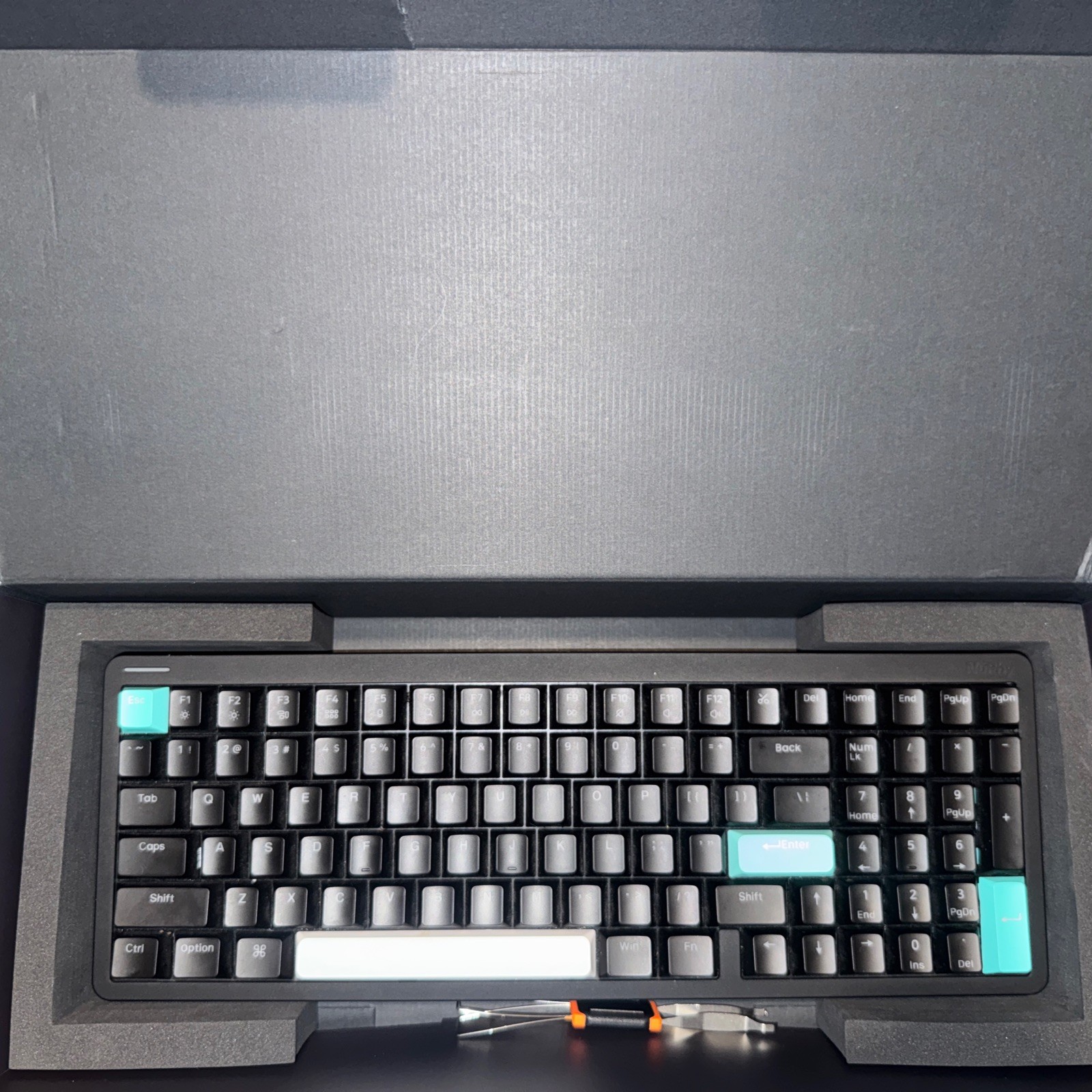 USED - NUPHY Halo 96 Keyboard With Damper kit - GREAT CONDITION - Read Desc.