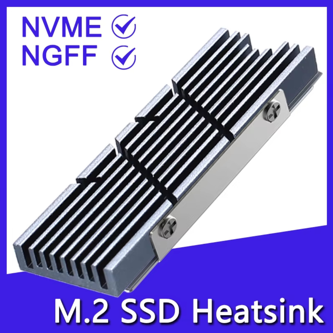 GPUHOLD M.2 SSD HeatSink Heat sink NVME NGFF 2280 SSD Hard Disk Aluminum Heat