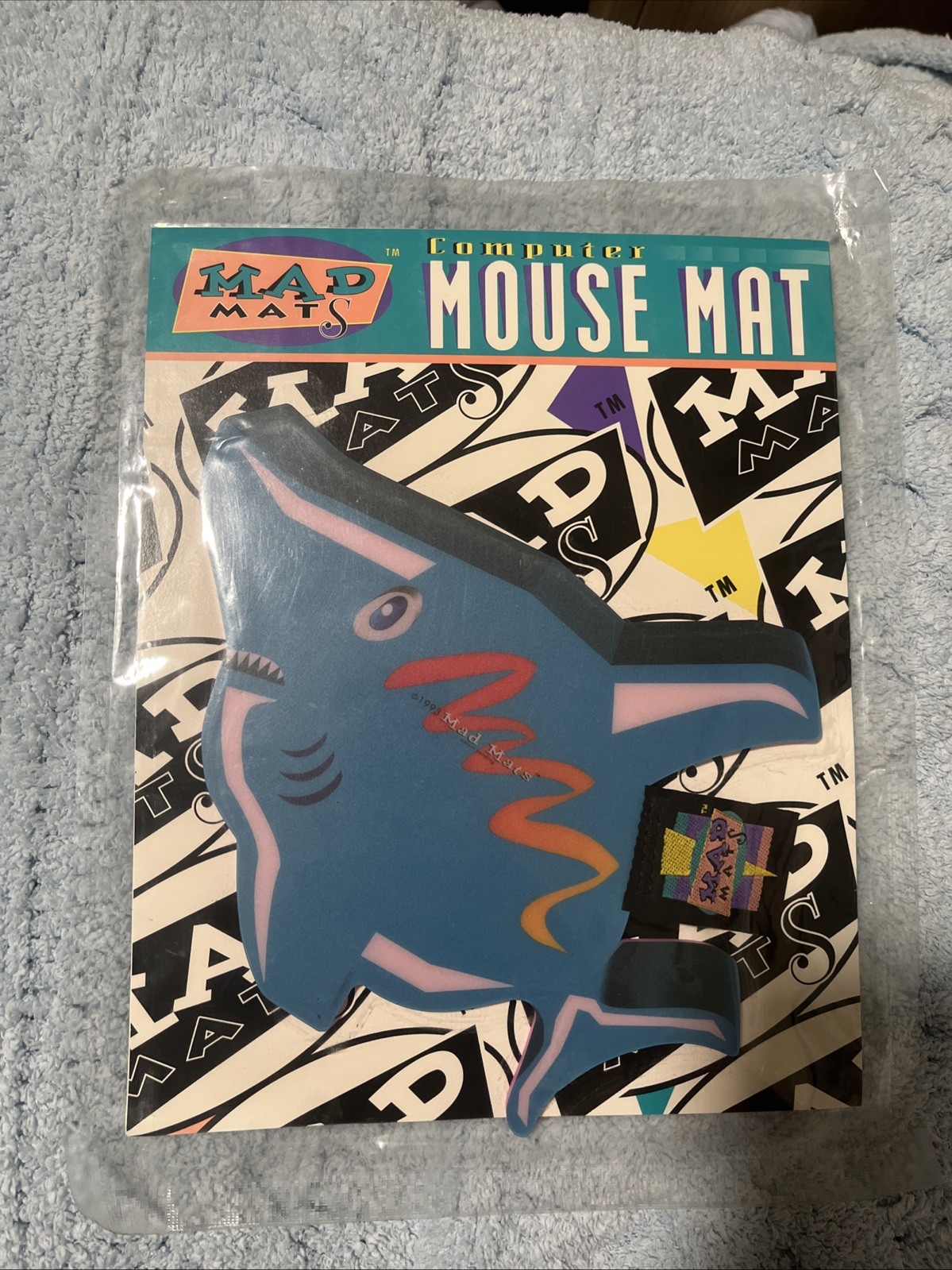 Deadstock Vintage 1993 MAD MATS Mousepad Vibrant Design New In Package RARE