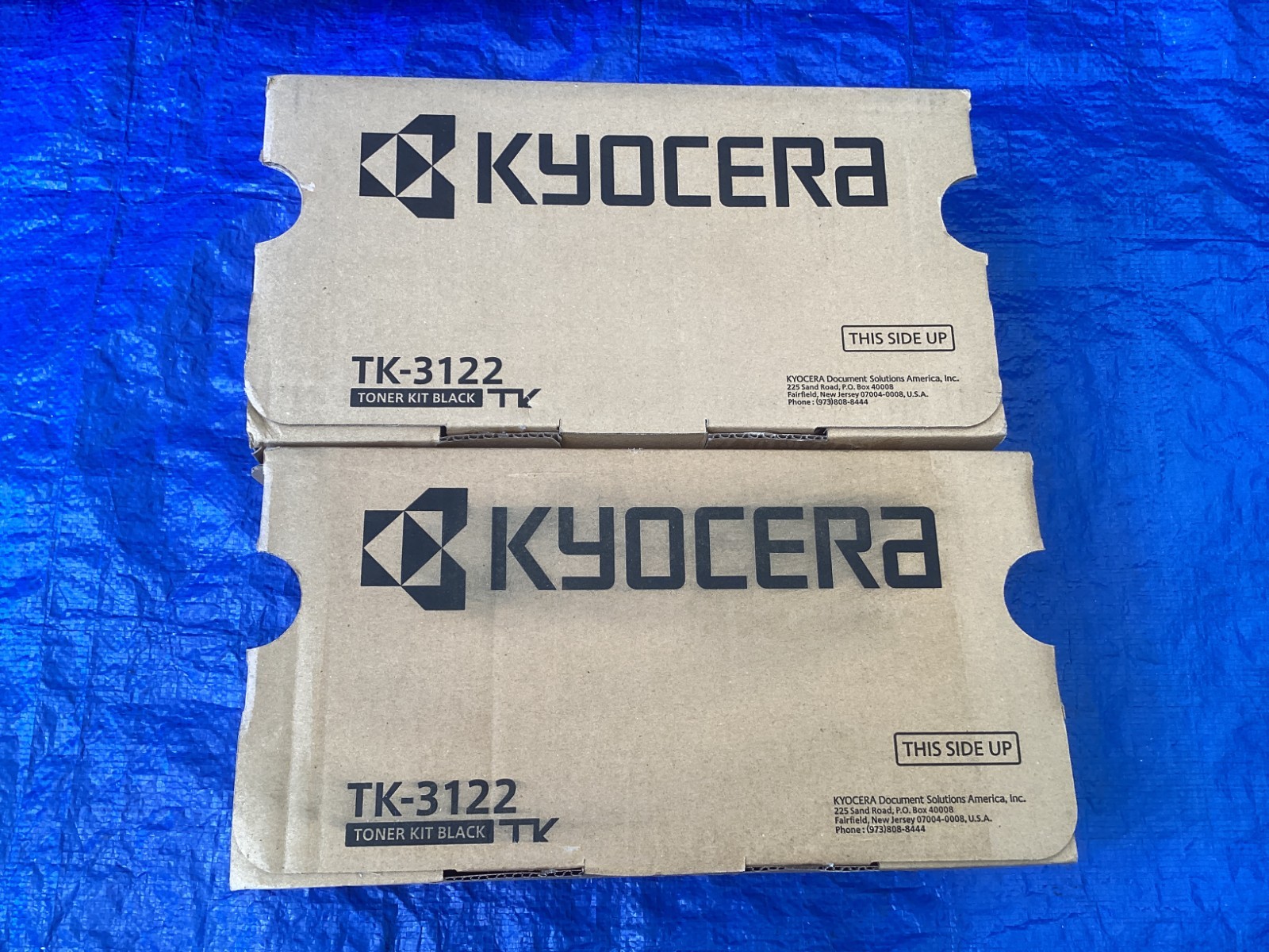 NEW Lot of 2, Genuine Kyocera TK-3122 Black Toner Cartridges