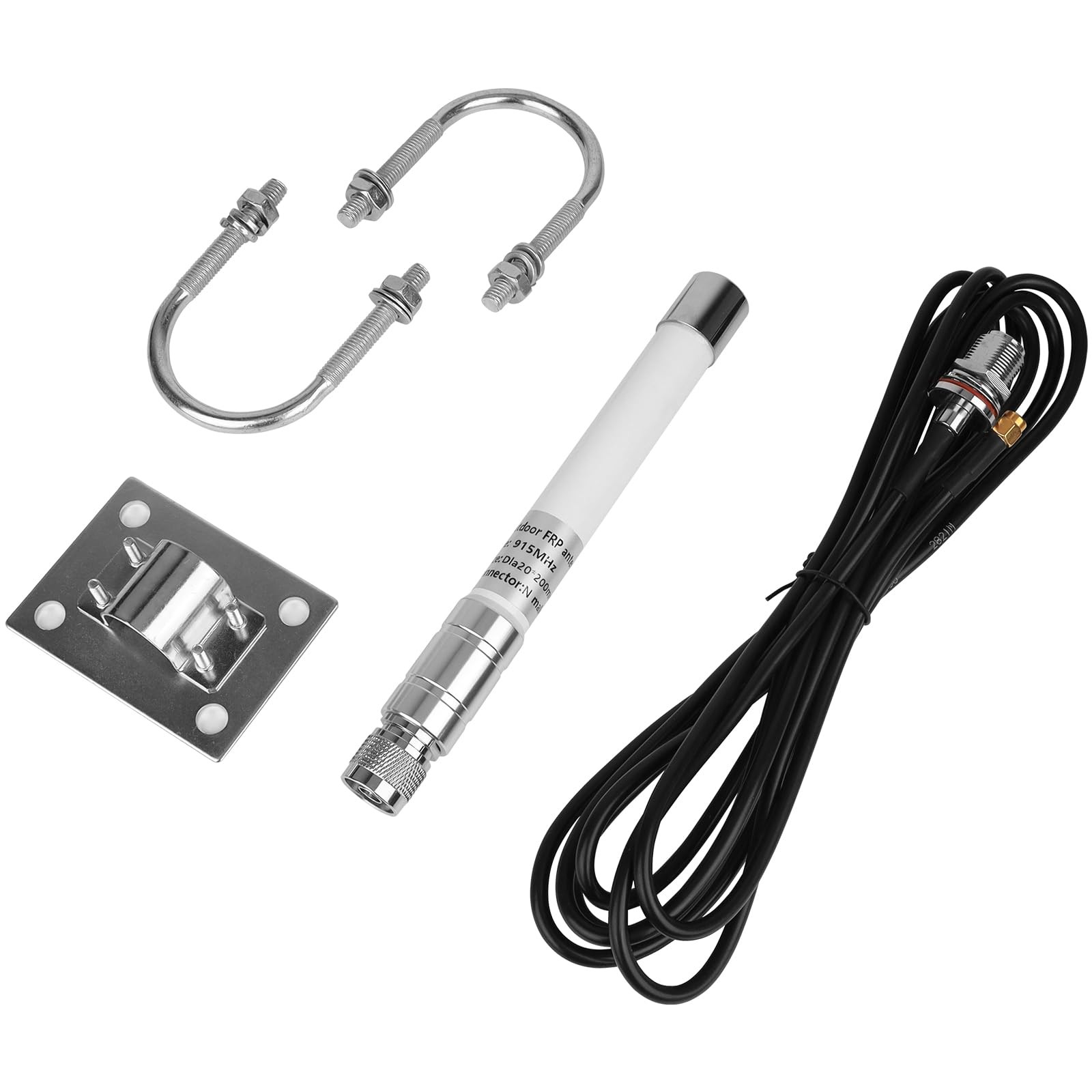 Waterproof 915mhz Lora 5.8dbi Fiberglass Antenna with 10Ft Low