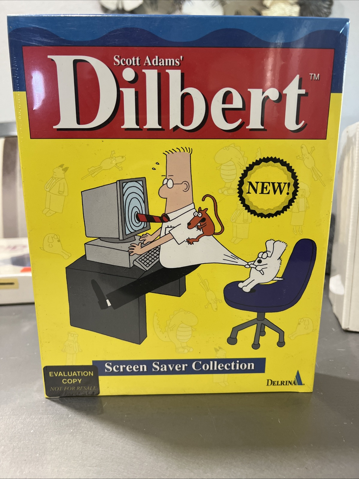 Vintage 1994 Screen Saver Collection Scott Adams Dilbert (SEALED ) MACINTOSH