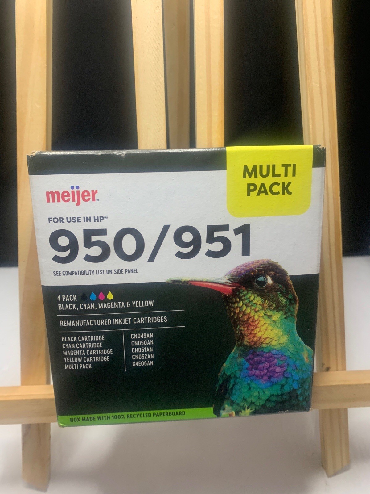 Meijer 950 951 Inkjet Cartridge 4 Pack Black-Cyan-Magenta-Yellow-New Sealed Box