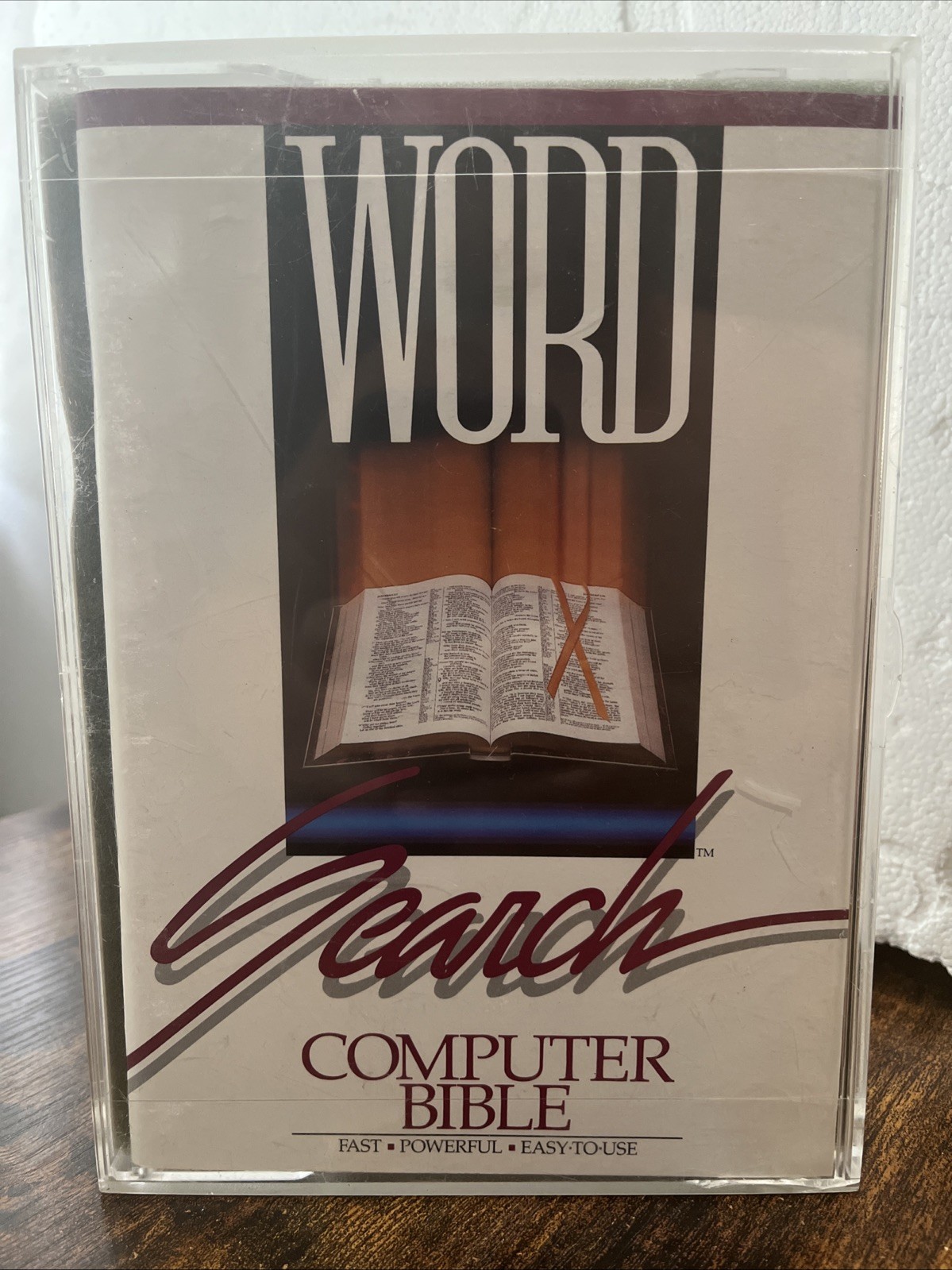 Vtg 1987 Word Search Computer Bible King James 5.25" Floppy Disks Collectible