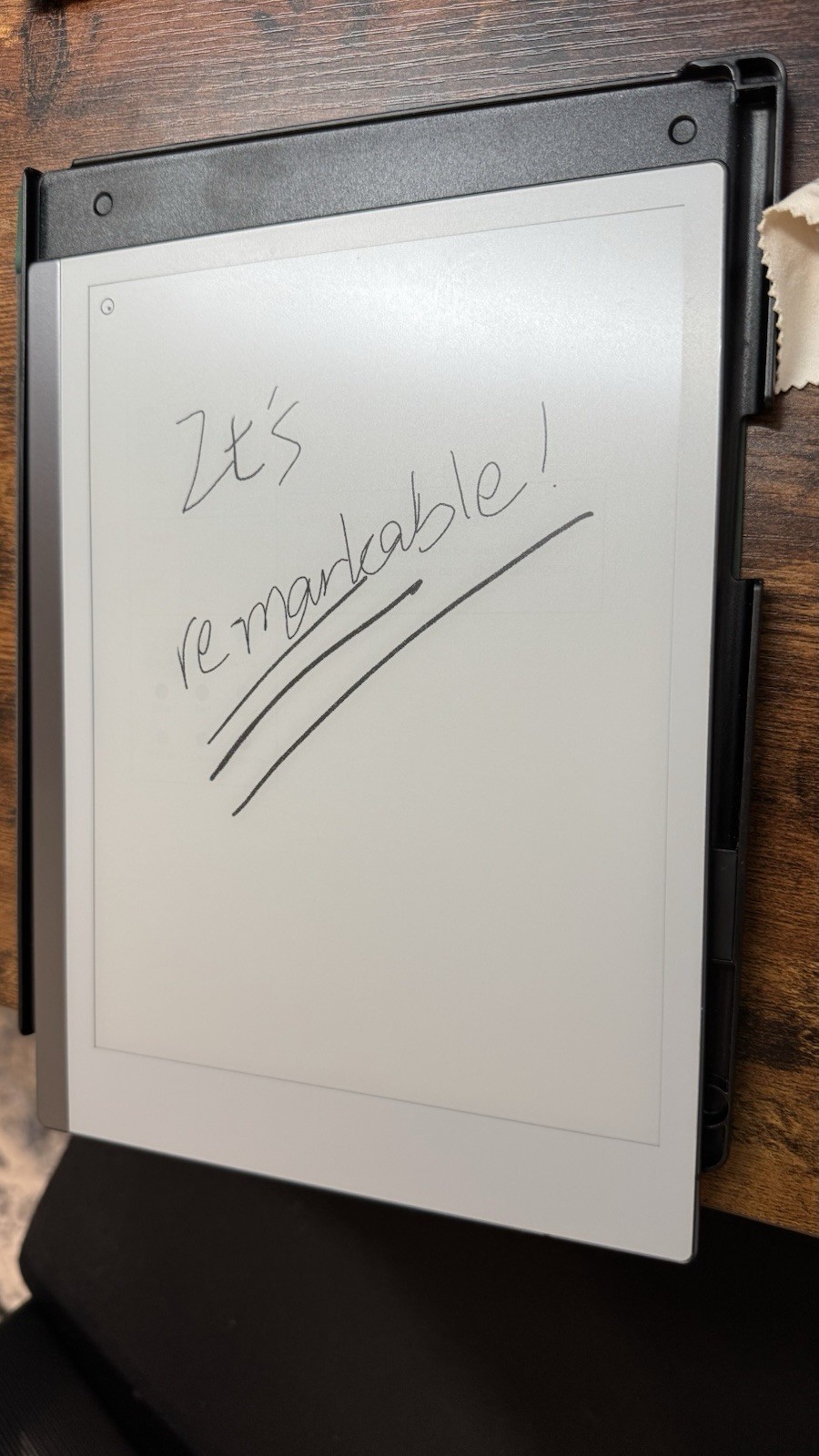 ReMarkable 2 Paper Tablet Bundle With Faux Leather Case and Original Stylus
