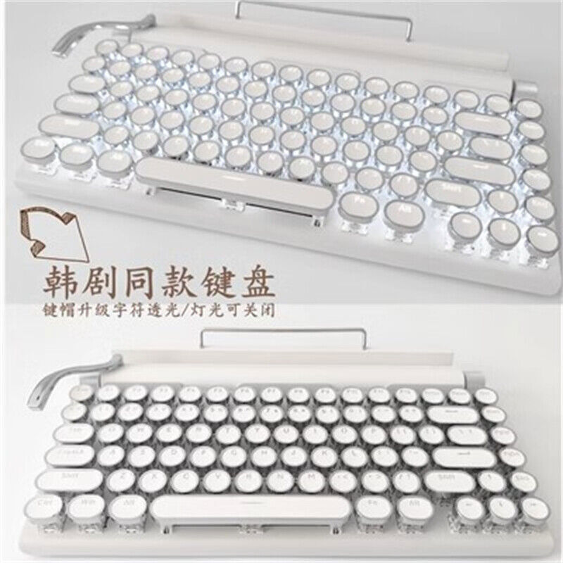 Cinnamoroll Kuromi Mechanical Keyboard Wireless Bluetooth 83 Keys RGB Keypads