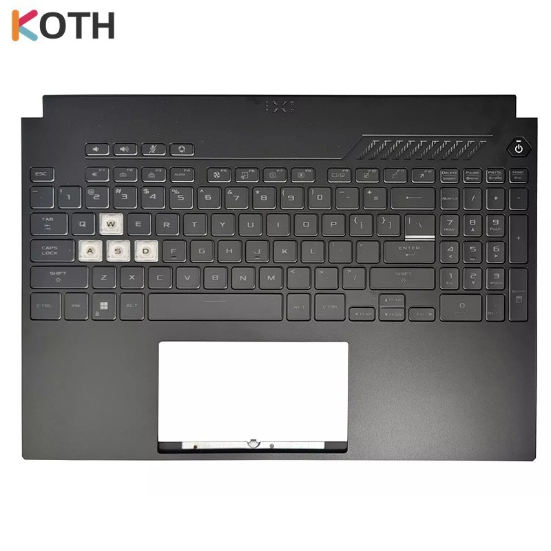 95%New For ASUS TUF Gaming FX507 FA507 FX517 A15 F15 Palmrest W/Keyboard Backlit