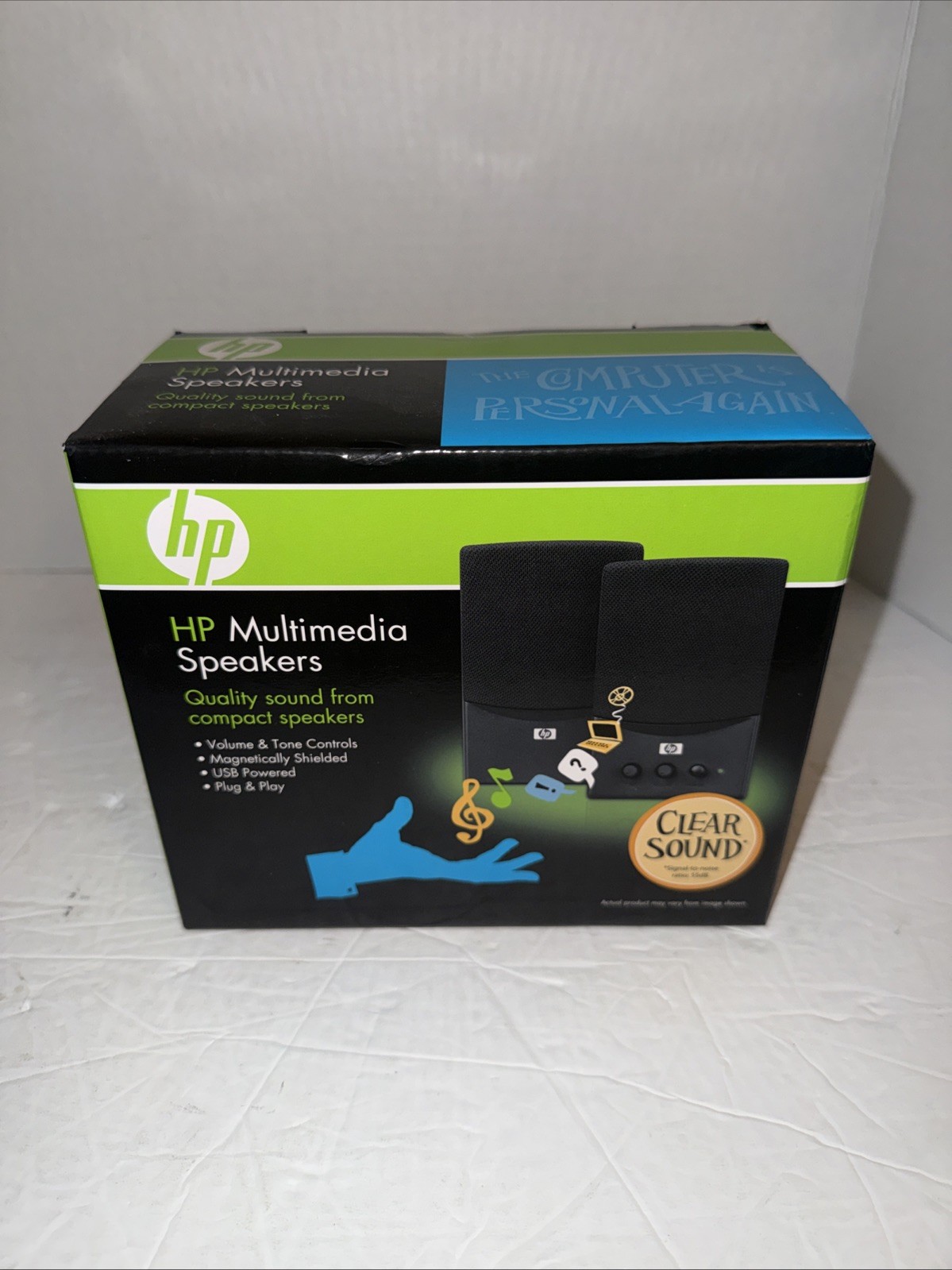 HP Hewlett Packard Multimedia Speakers GL313AA#ABA Factory Sealed