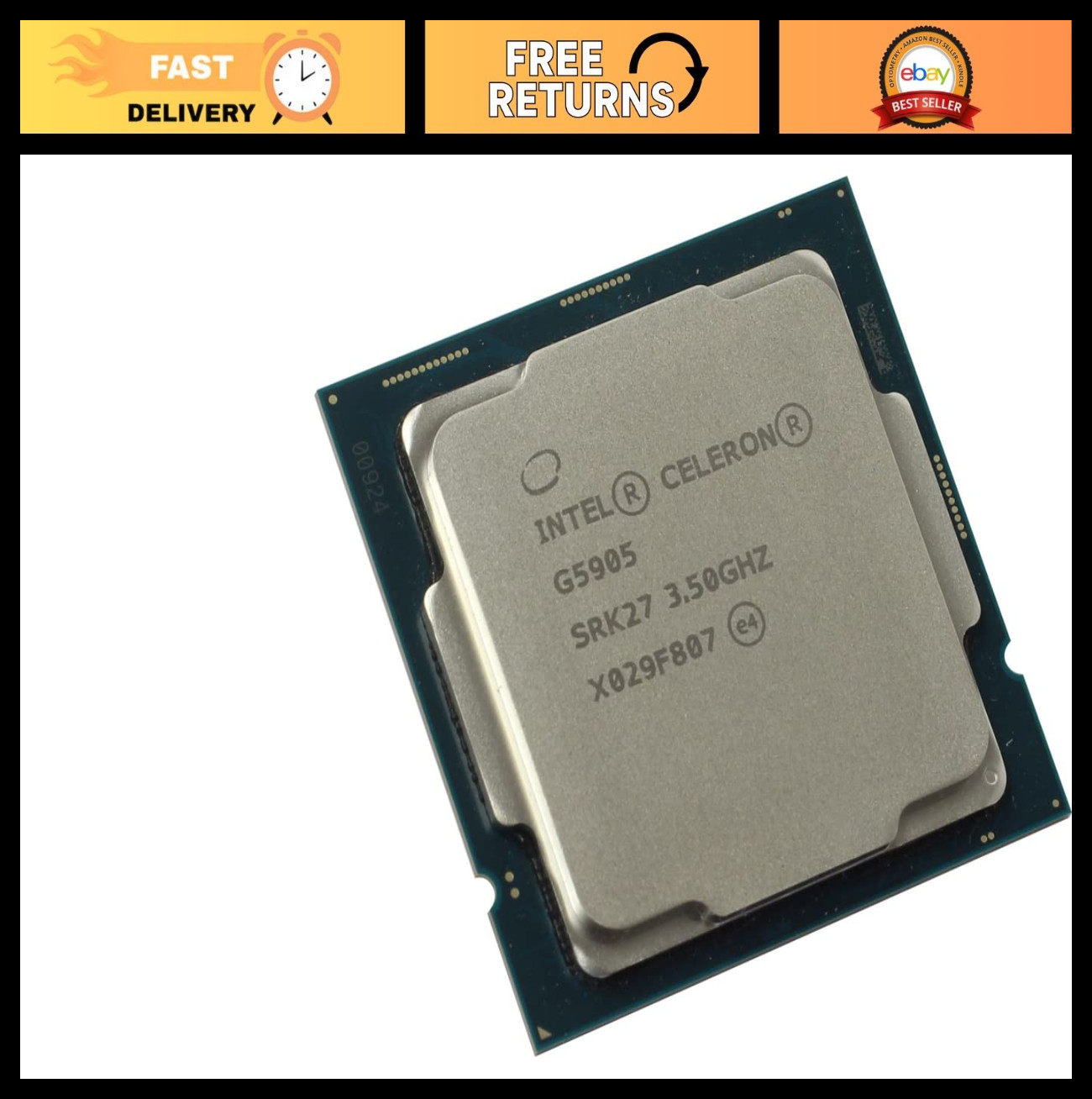 Dual-Core Desktop Processor 3.5GHz LGA1200, 58W, Intel 400 Series Chipset