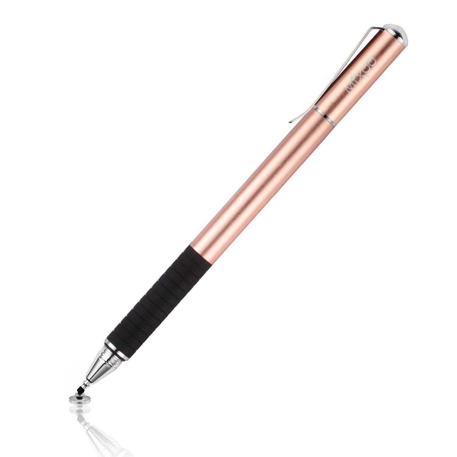 Mixoo Capacitive Stylus Pen, Disc & Fiber Tip 2 in 1 Series, High Sensitivity...
