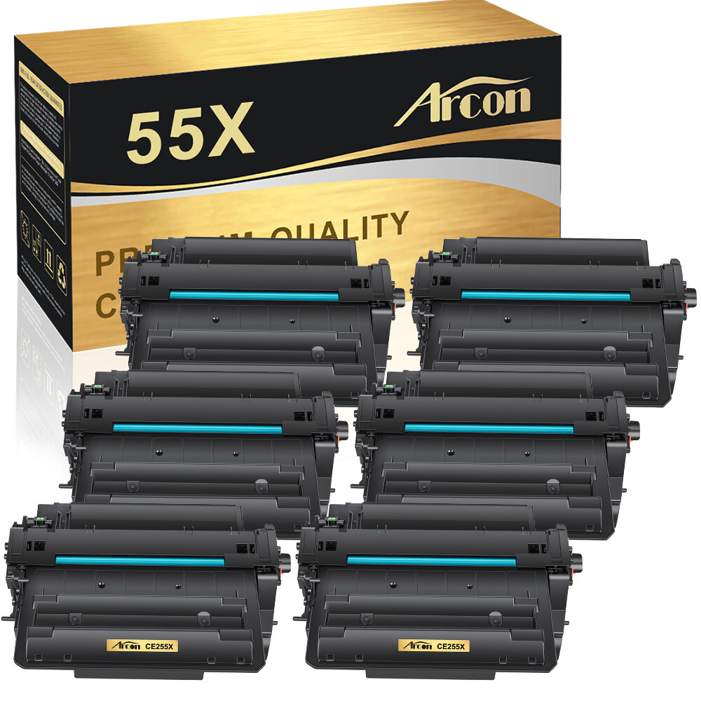 6PK CE255X 55X Toner for HP LaserJet Enterprise MFP M525dn M525f/flow MFP M525c