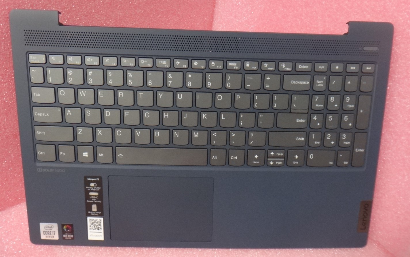 OEM  Lenovo IdeaPad 15.6" 5 15IIL05 Palmrest w/TouchPad  Keyboard AP1K7000530