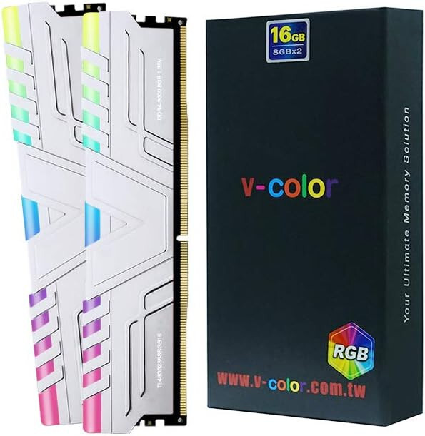 V-Color Skywalker Prism RGB 16GB (2 x 8GB) Hynix IC 288-Pin DDR4 3200MHz (PC4-25
