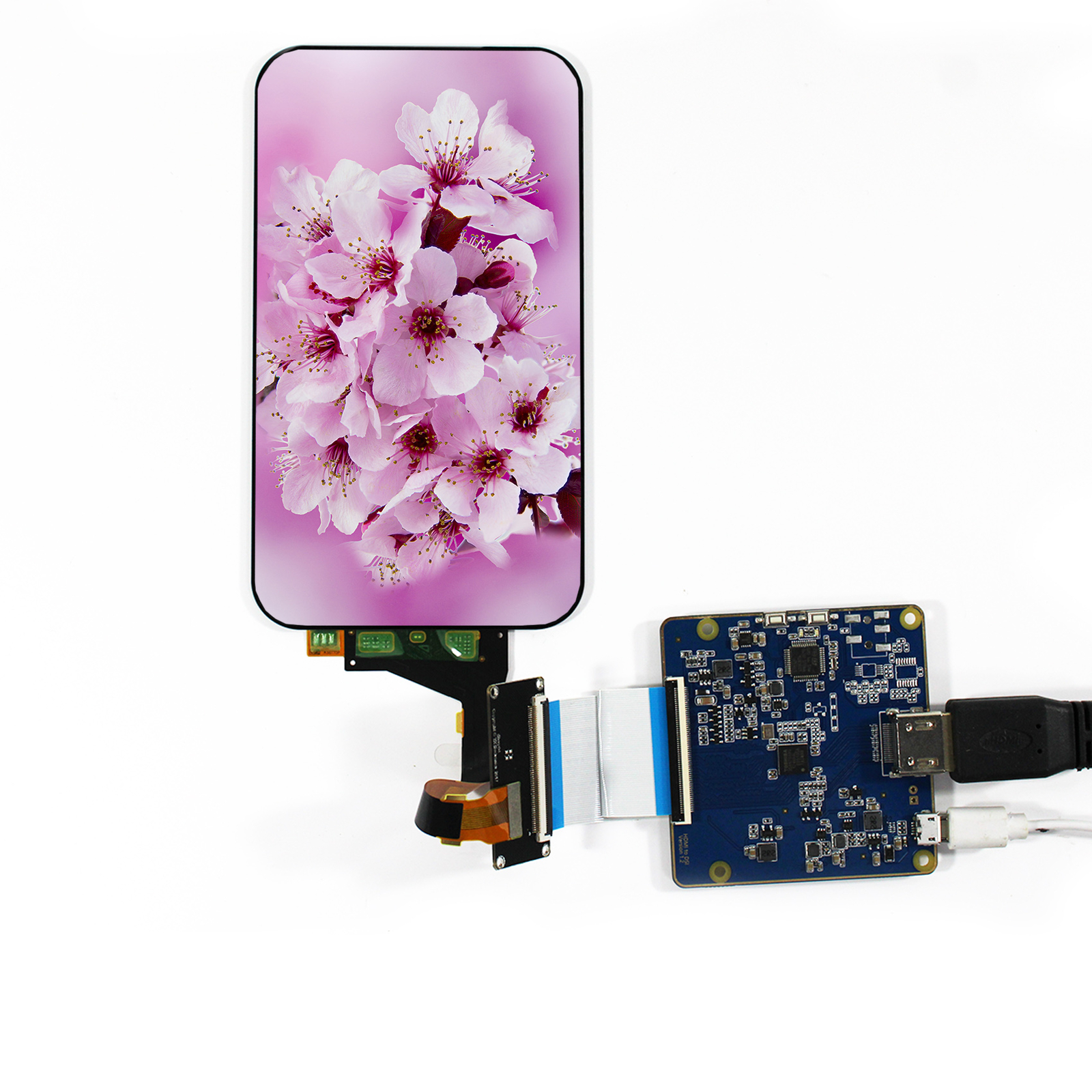 HD  LCD Controller Board 5.5" LS055R1SX04 1440x2560 IPS LCD Temped Glass