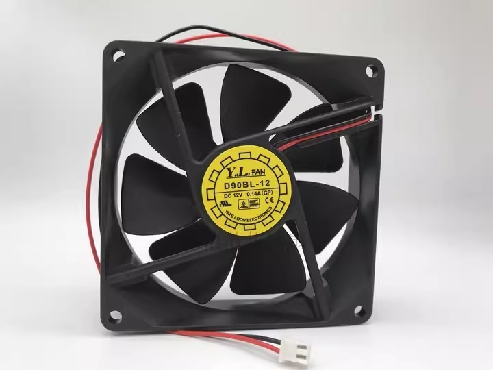 1PCS Y.L FAN 9CM 9025 12V 0.14A D90BL-12 Dual Ball Bearing Power Supply Fan