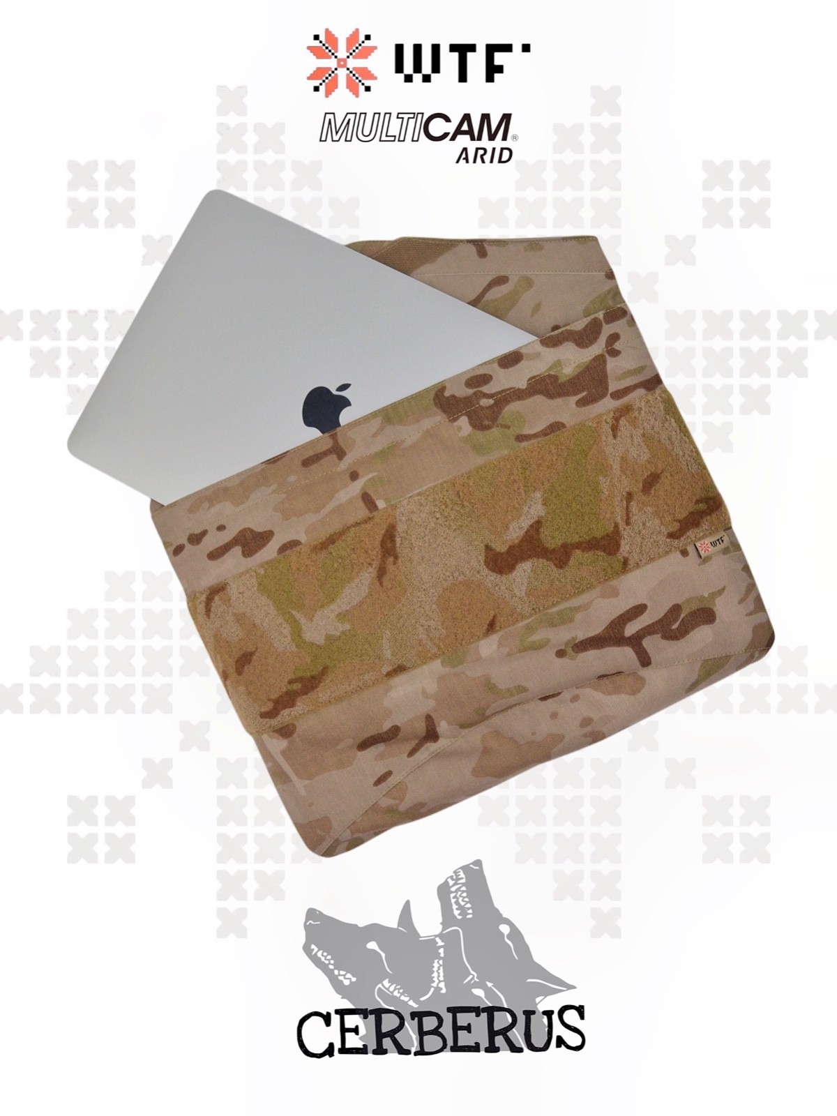 Multicam Arid CERBERUS Laptop Bag, Made to Fit Your Laptop, Custom-Fit Tactical