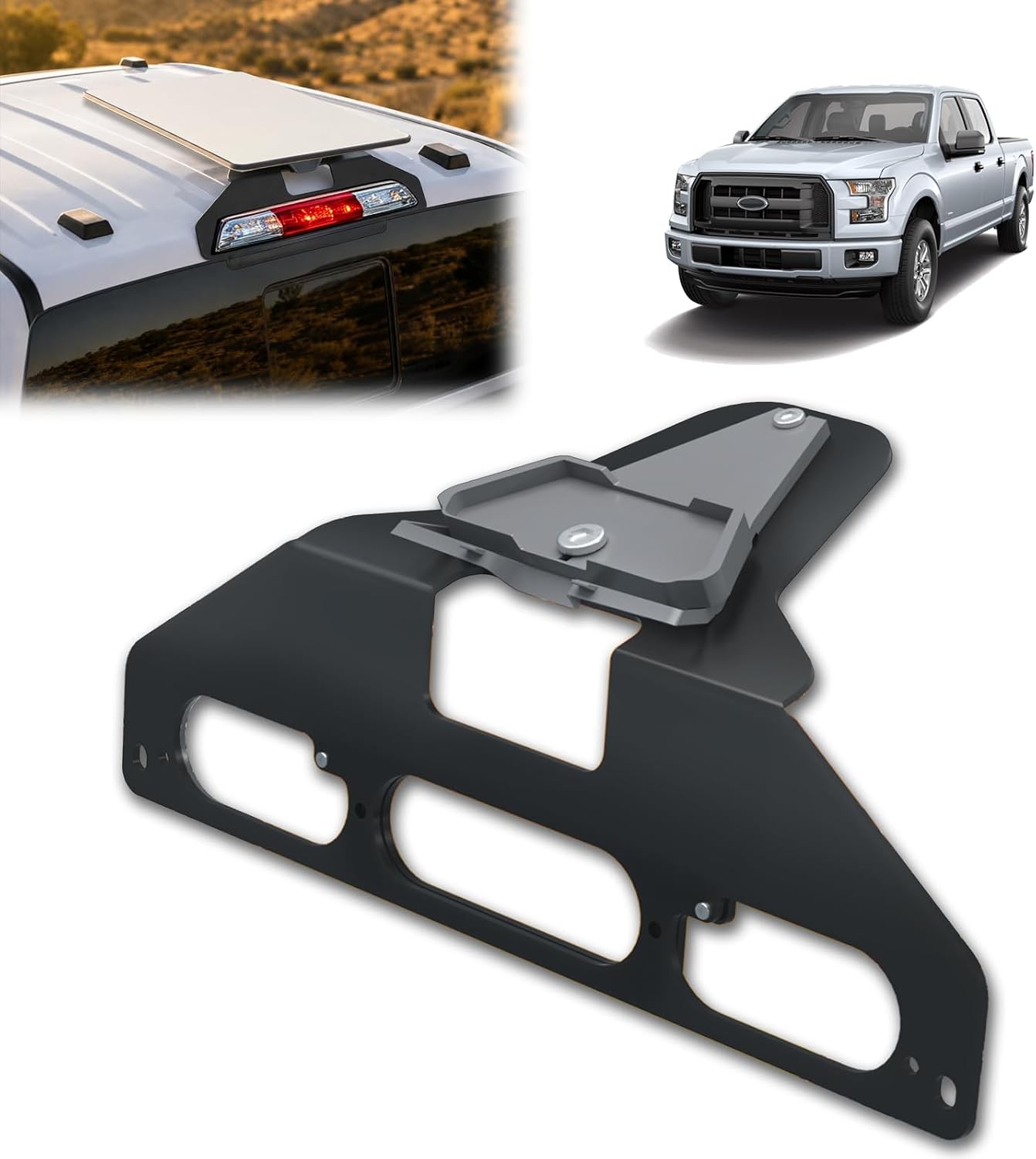 Starlink Mini Mount for Ford F150 2015+, Third 3rd Brake Light Cab Mount Adapter