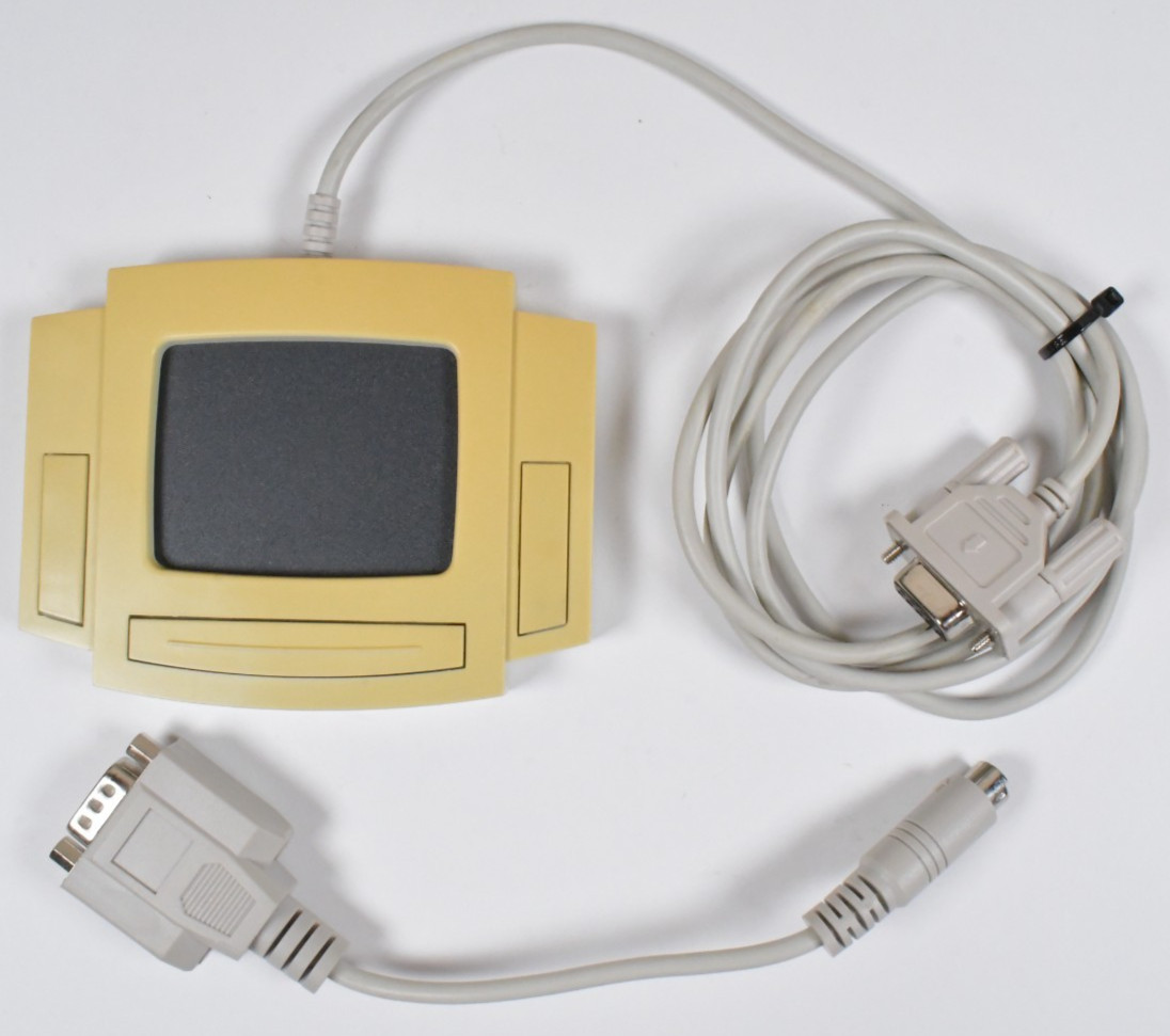 RARE Vtg Micro Innovations Touchpad Serial Port PC Computer Mouse