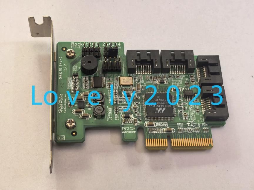 1pc used HighPoint RocketRAID 2640X4 PCI-E SAS Array Card