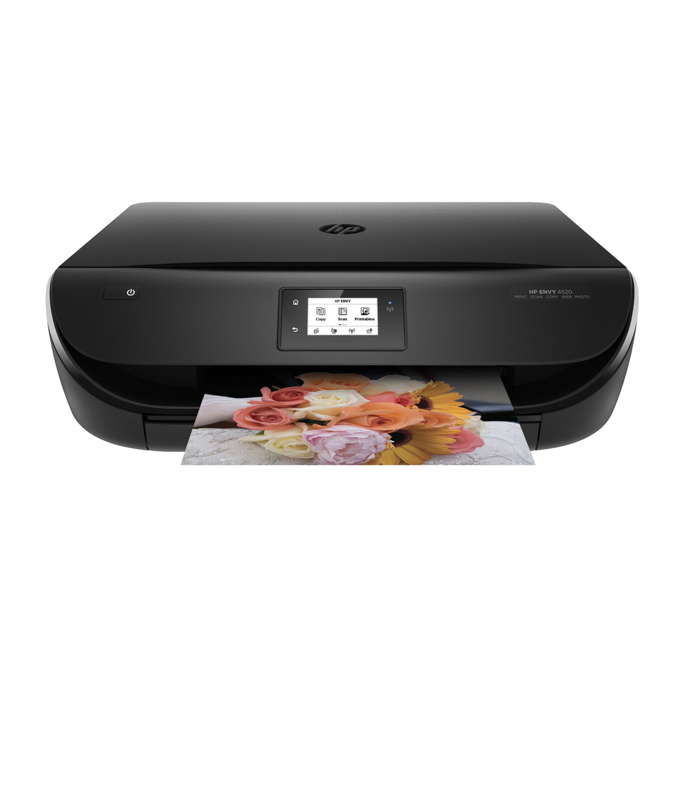 HP ENVY 4520 All-in-One Printer/Copier/Scanner, NO INK (Black)