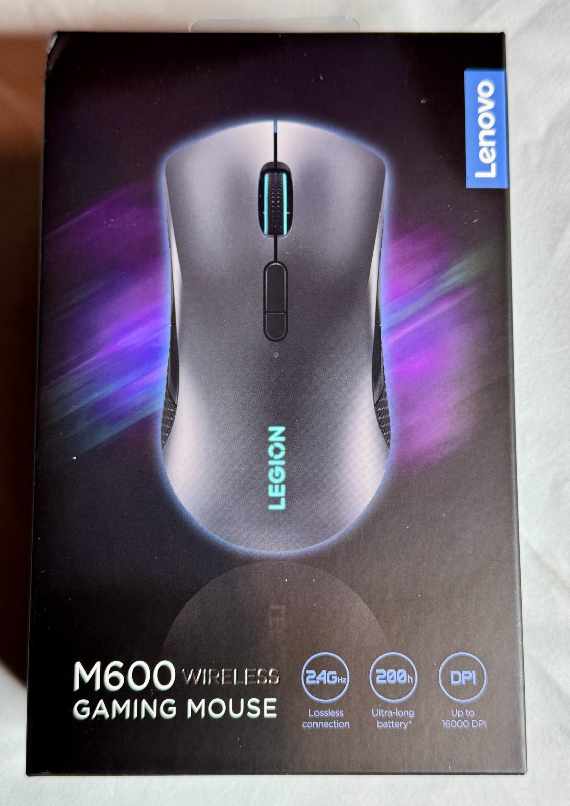 QTY BRAND NEW SEALED Lenovo Legion M600 Wireless Gaming Mouse RGB USB GY50X79385