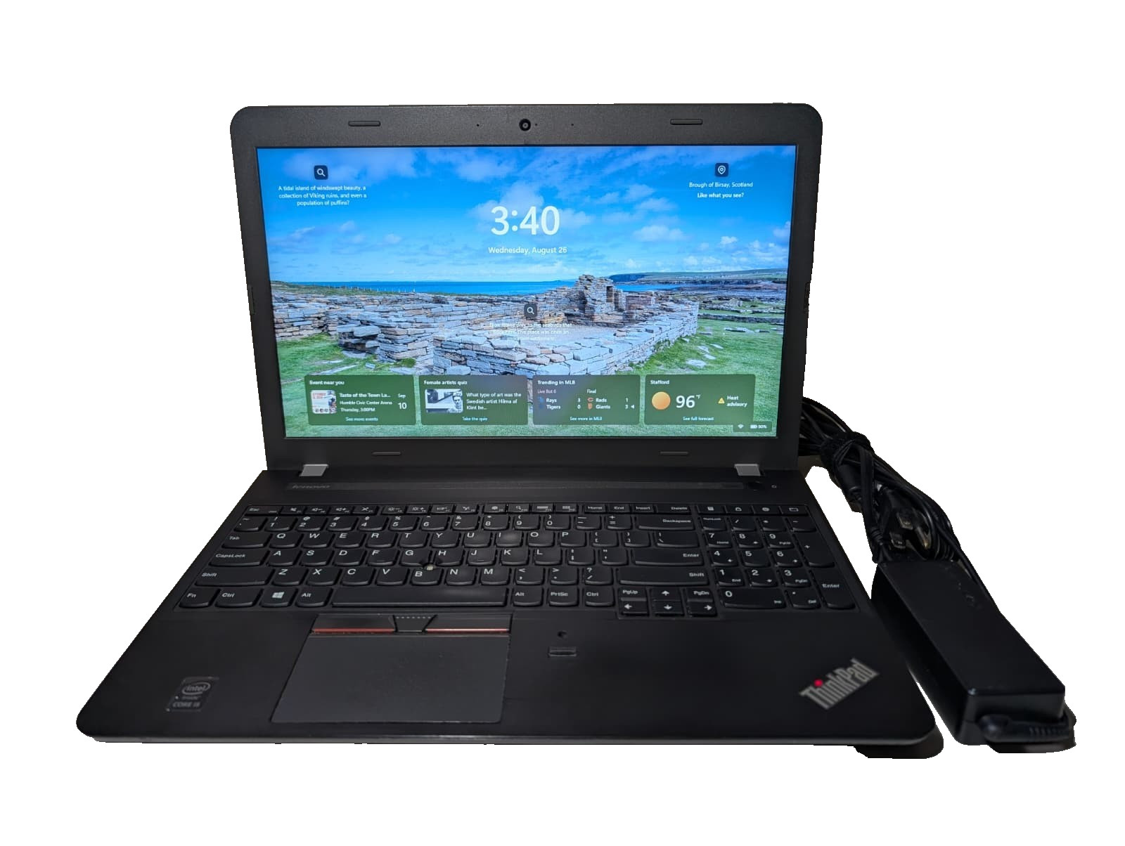 15" Lenovo ThinkPad E550 | i5-5200U 5th 8GB RAM 180GB SSD | DVD Windows 11 Pro