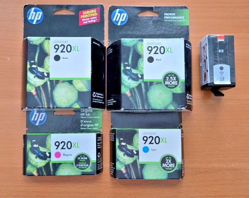 GENUINE NEW HP 920XL Ink Cartridges