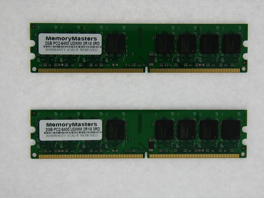 NEW 4GB 2 X 2GB DELL OPTIPLEX 740 745 755 DDR2 MEMORY Desktop NON-ECC
