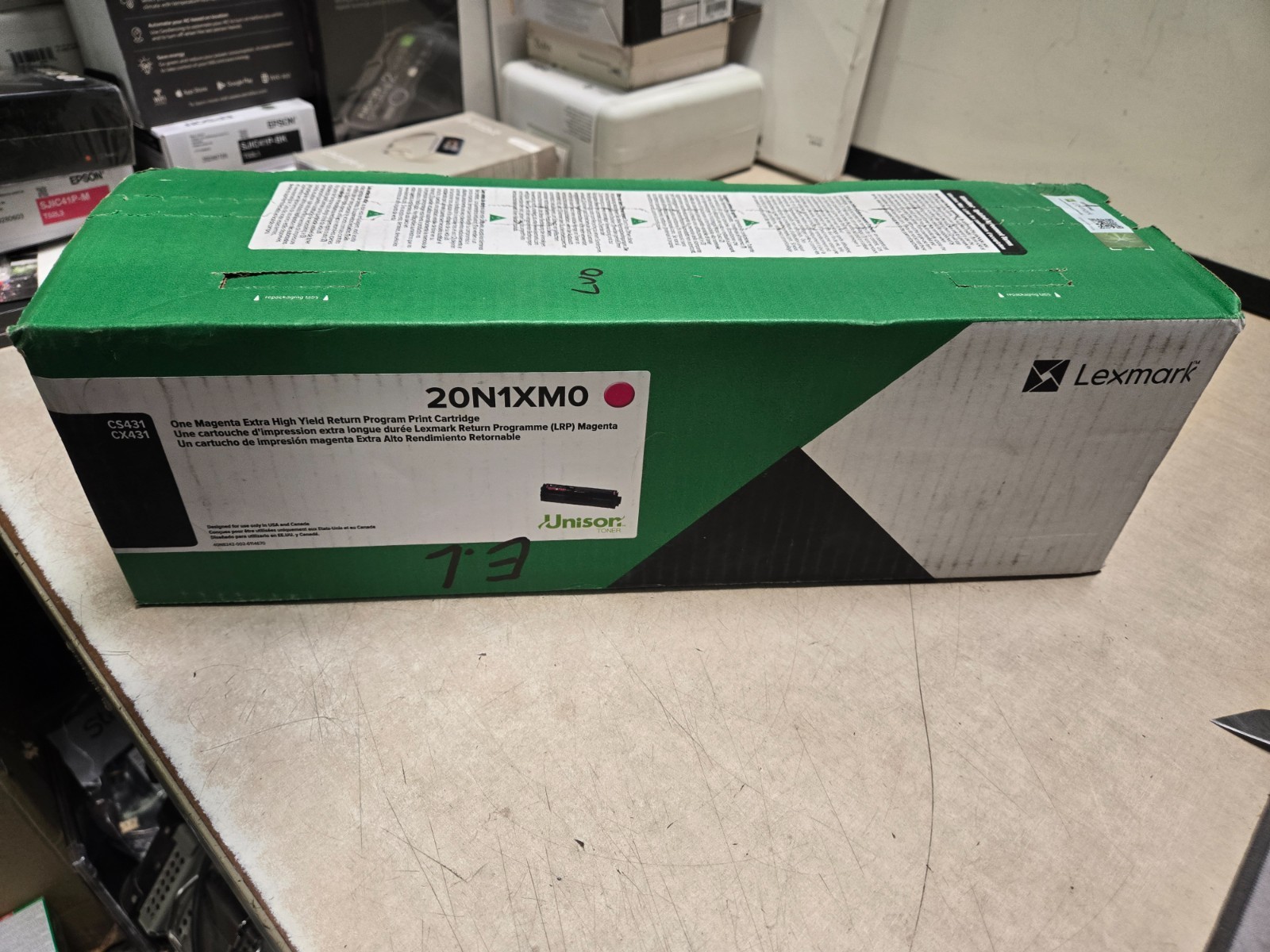 Genuine Lexmark 20N1XM0 High Yield Toner Cartridges  Sealed in plastic