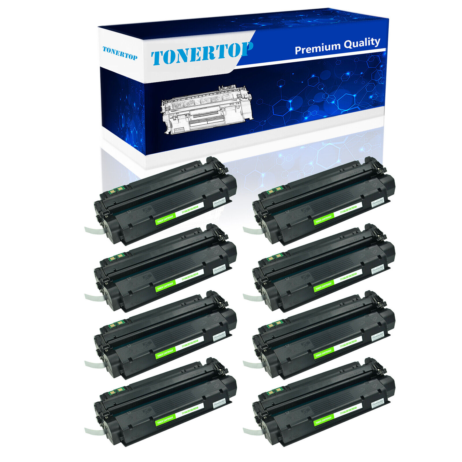 8PK C7115A 15A Toner Cartridge Fits for HP LaserJet 3320N 3330 3380 MFP Printer