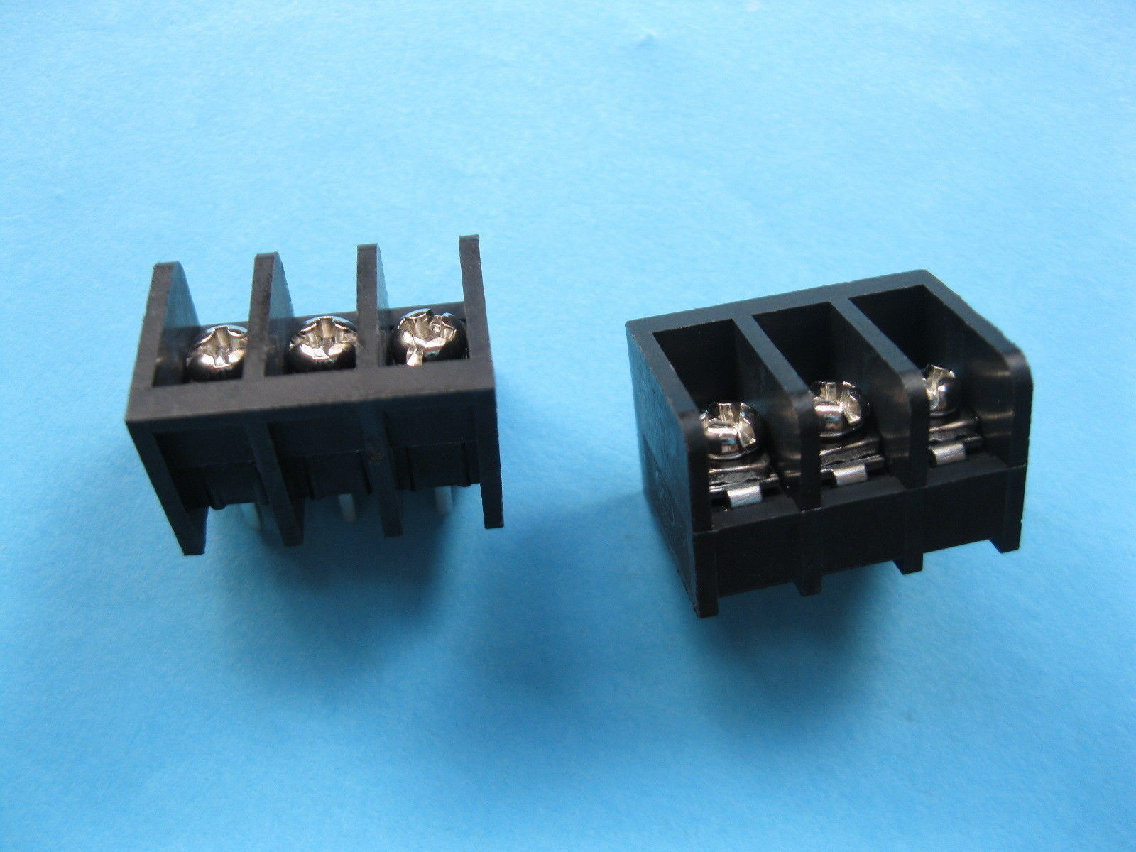 50 pcs Black 3pin 8.25mm Screw Terminal Block Connector Barrier Type DC39B New