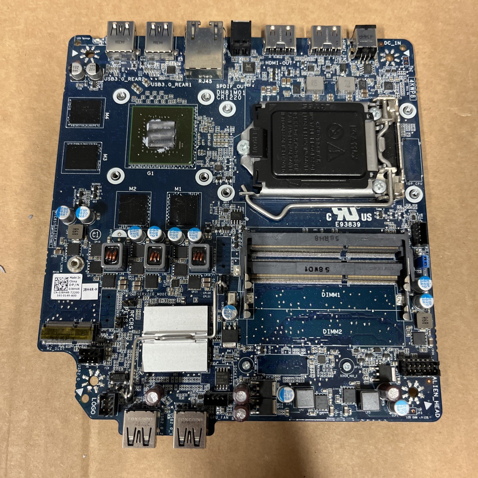 FOR Dell 3V3TG J8H4R Alienware Alpha Intel Socket LGA1150 Motherboard DH81M01
