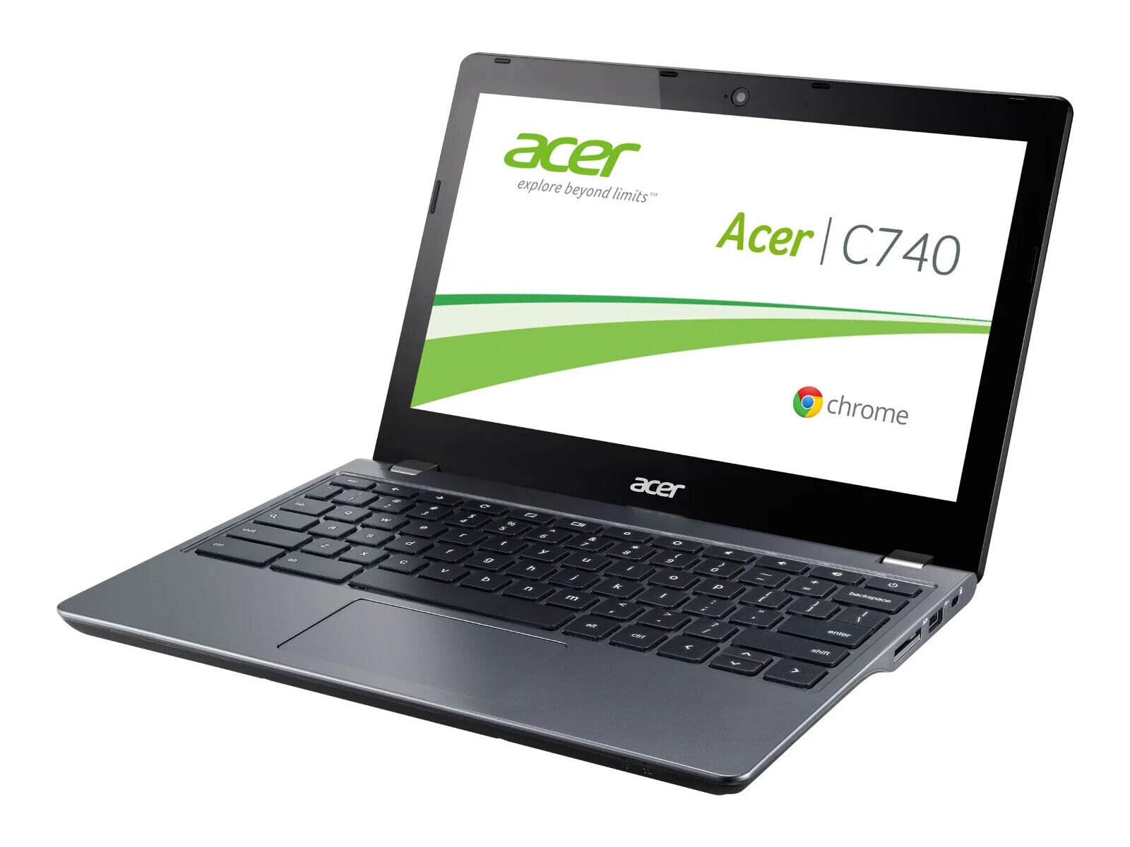 NO POWER CORD- Acer Chromebook C740 Series- 16GB SSD- 2GB HDD- Intel HD Graphics