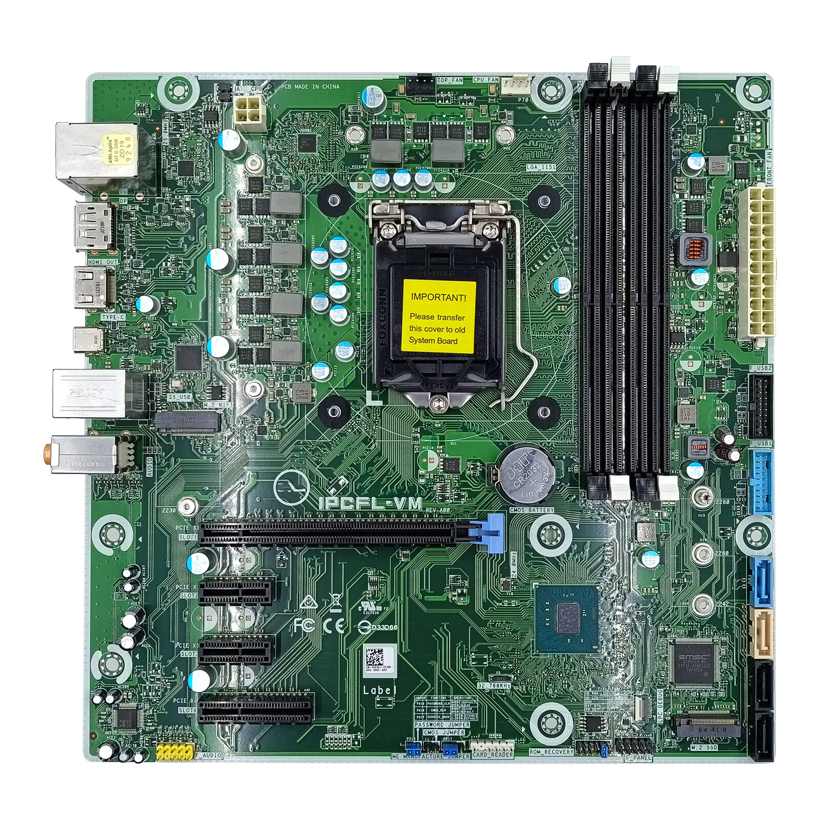 For Dell XPS 8930 Intel LGA1151 Z370 Motherboard T2HR0 DF42J H0P0M IPCFL-VM