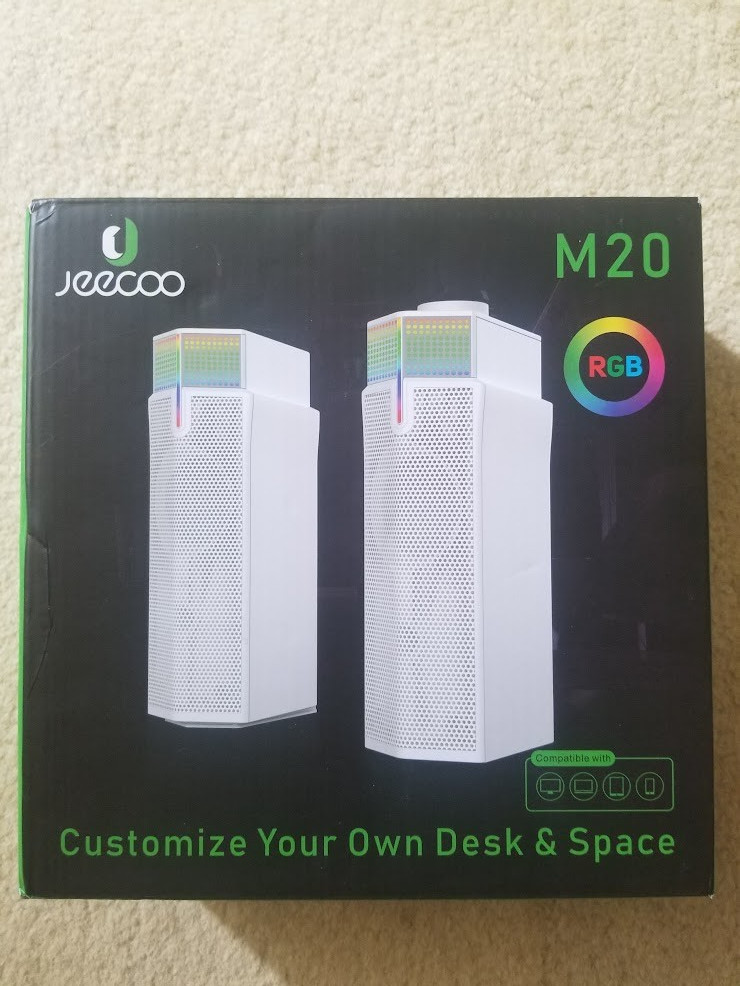 Jeecoo M20 Bluetooth Computer Speakers for PC Desktop Monitor