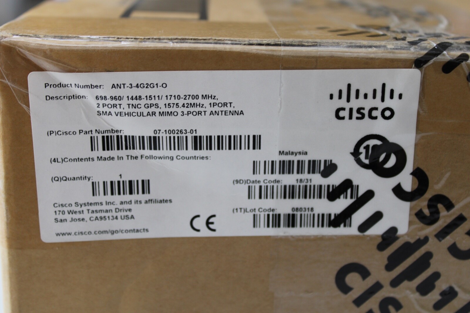 Cisco ANT-3-4G2G1-O Antenna 3-PORT Antenna