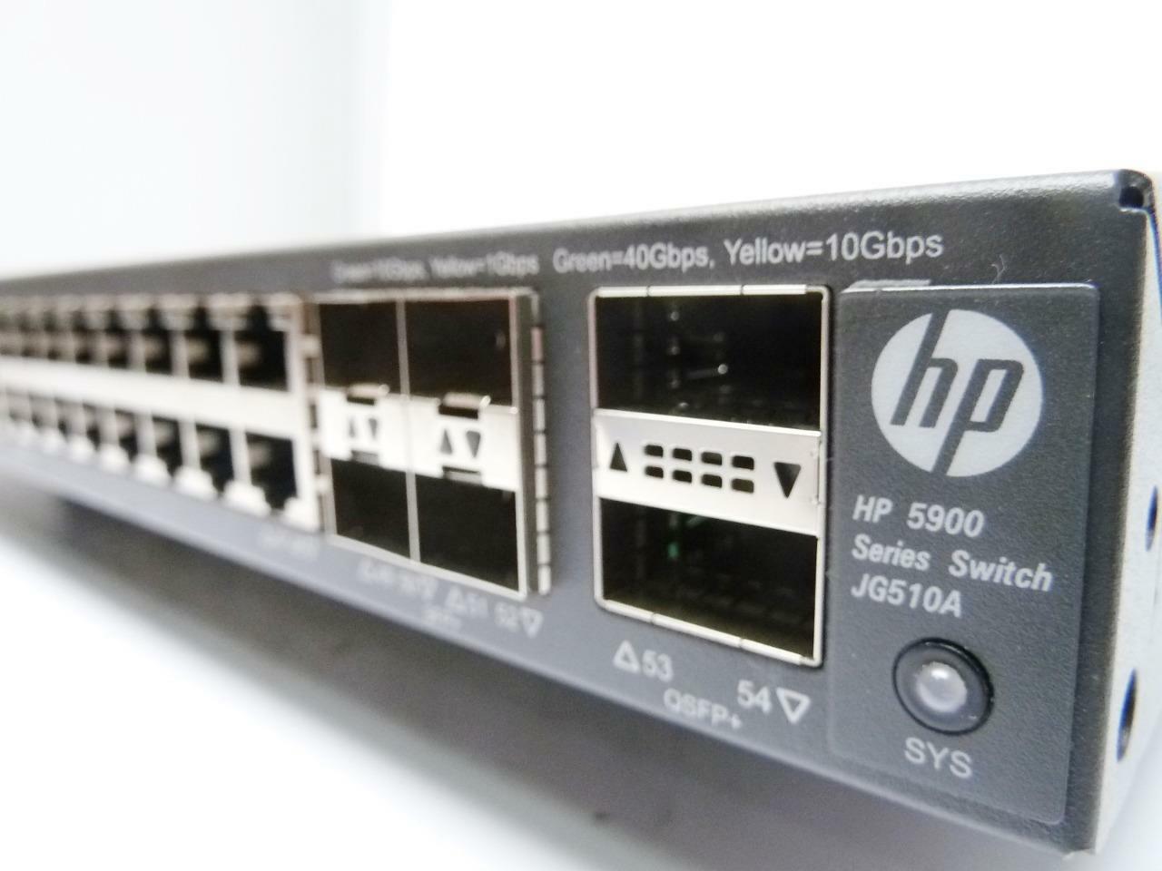 HPE FLEXFABRIC 5900AF 48G 4XG 2QSFP+ Managed Gigabit Switch | JG510A |