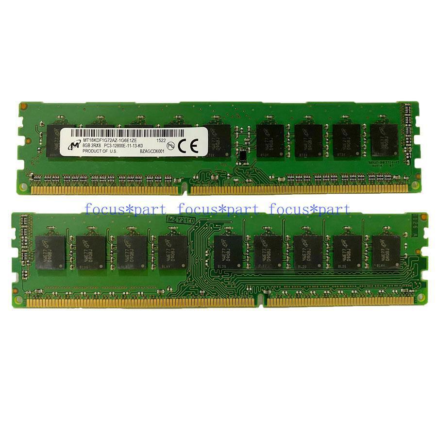 DDR3 8GB PC3-12800E 1600MHz Ram ECC Unbuffered UDIMM Lot for Lenovo Workstation