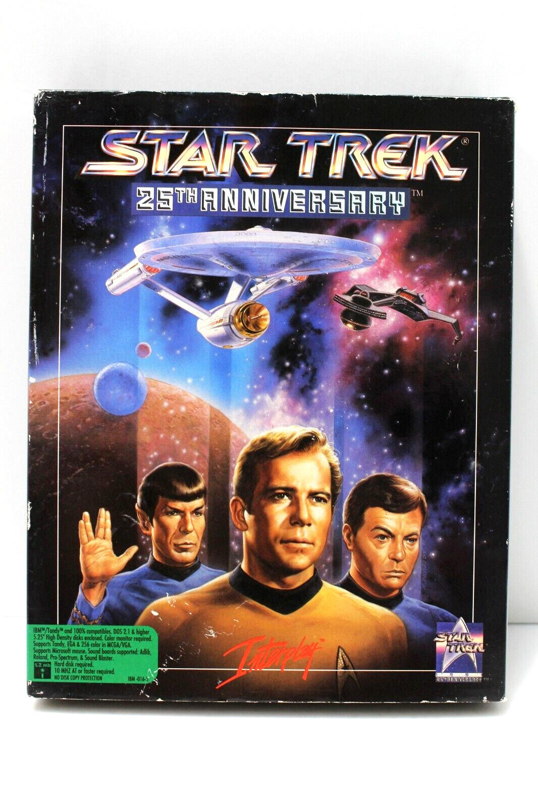 Star Trek 25th Anniversary; 5 1/2 Floppy Disks - Interplay, 1991