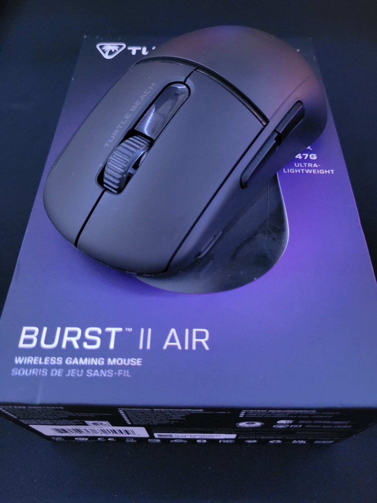 Turtle Beach - Burst II Air Ultra Lightweight Wireless Gaming Mouse - BLACK