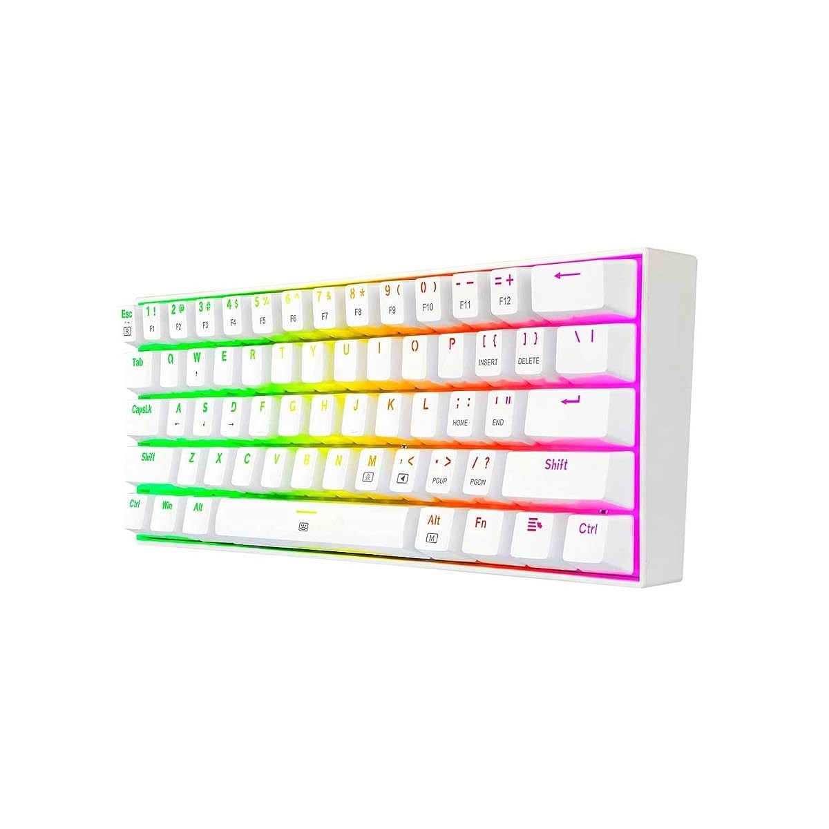 REDRAGON - K630W-RGB Dragonborn 61 Key Wired Gaming Mechanical Switches Keyboard