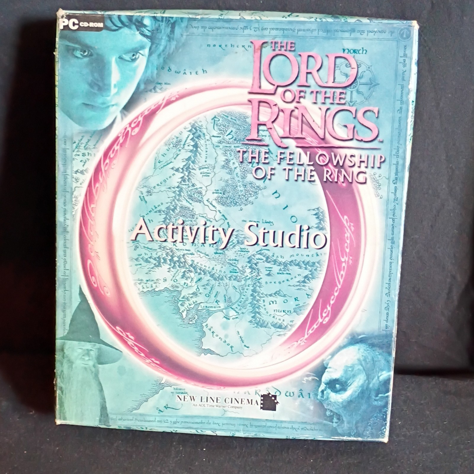 LORD OF THE RINGS ACTIVITY STUDIO Fantasy Puzzle Brain Game Fellowship CDrom NEW