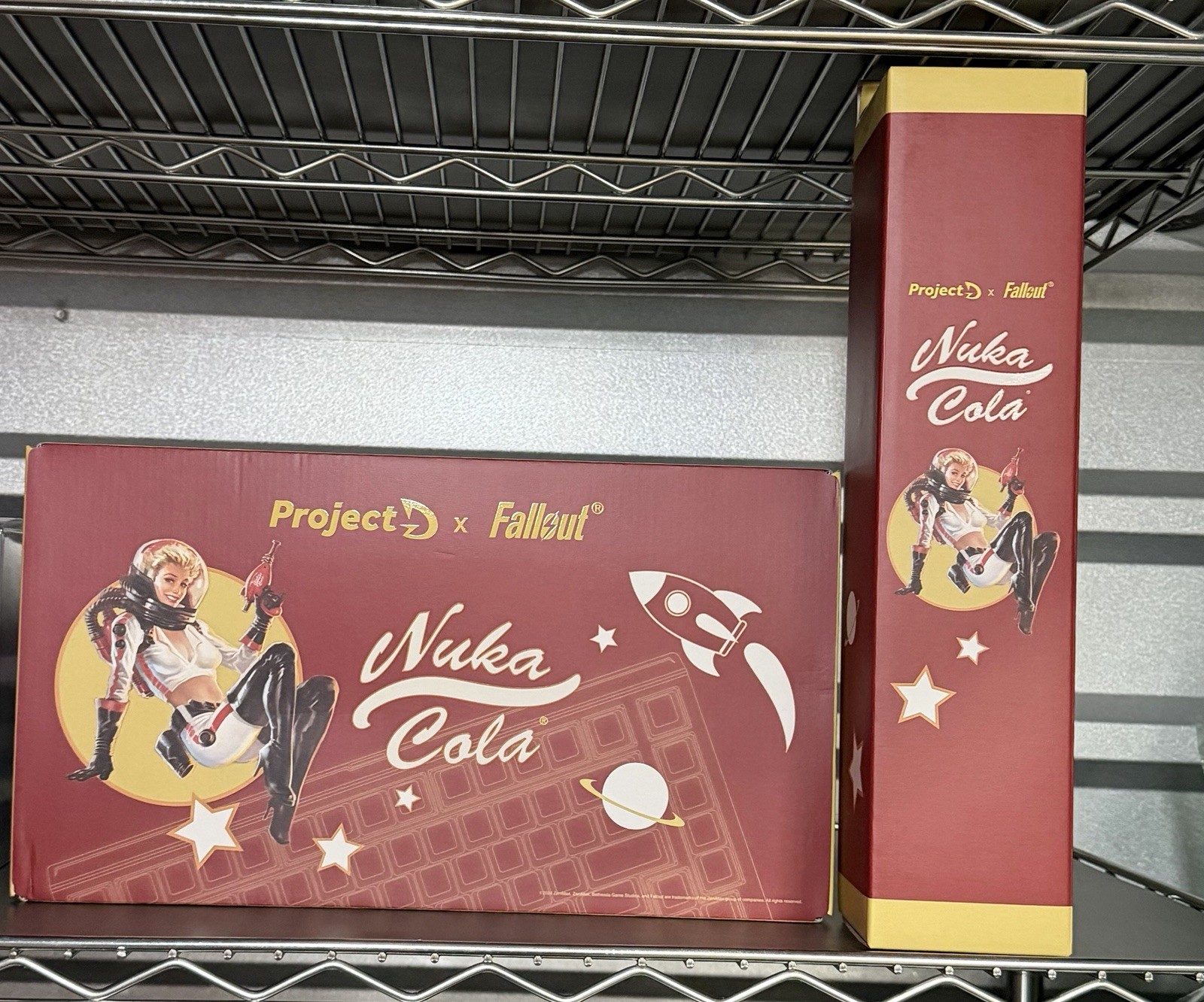 Bethesda x Ducky Tinker 75 Fallout Nuka Cola ProjectD Keyboard Cherry MX2A Red