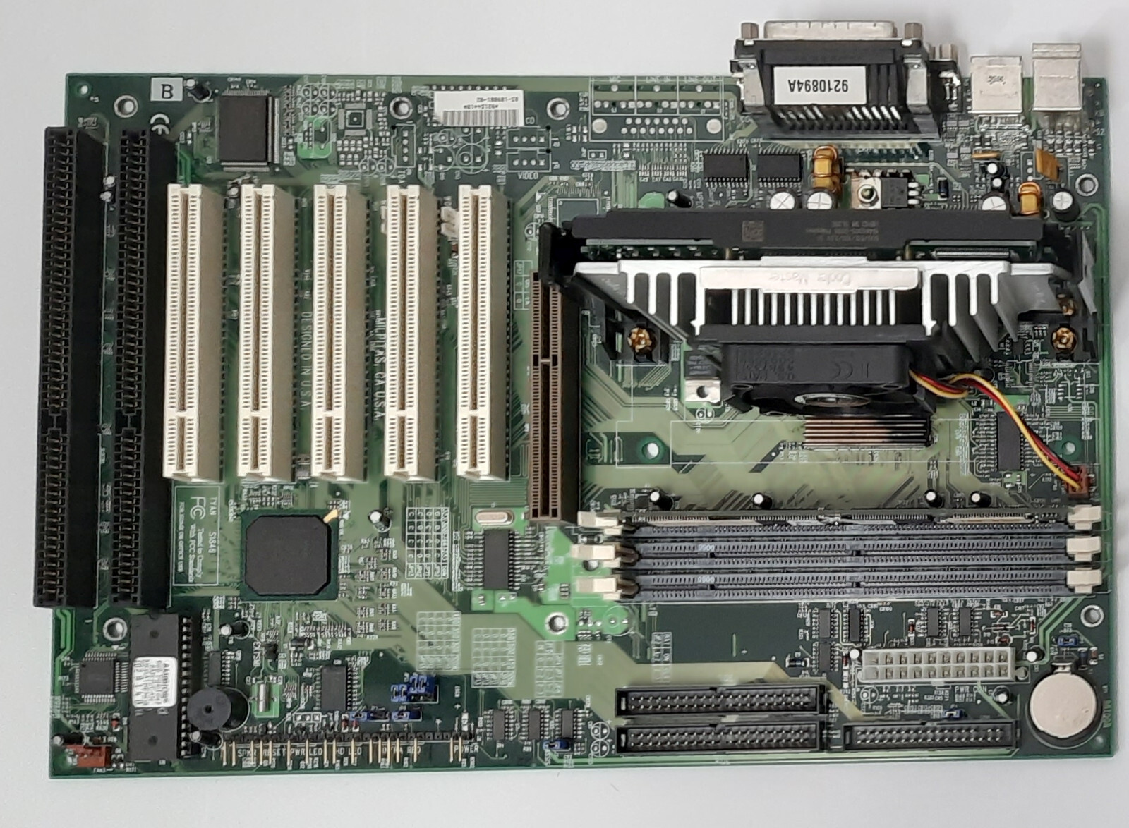Tyan S1846 Slot 1 AGP ISA Retro Motherboard + Intel Pentium III 500MHz + 128MB RAM
