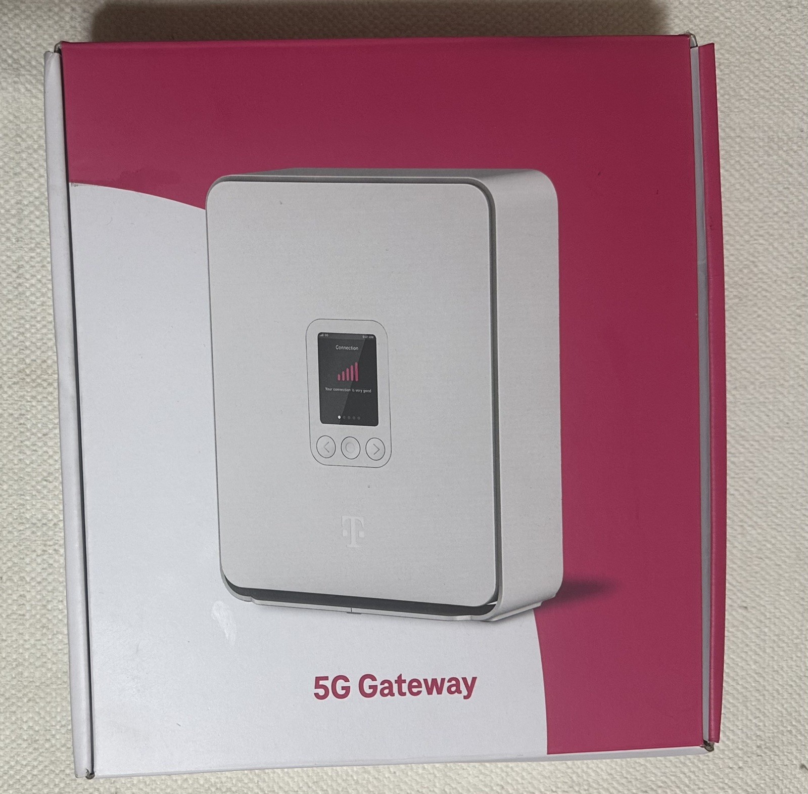 T-Mobile 5G Wi-Fi HotspotModemGatewayTMO-G5SE WiFi 7 White Kit- No power adapter