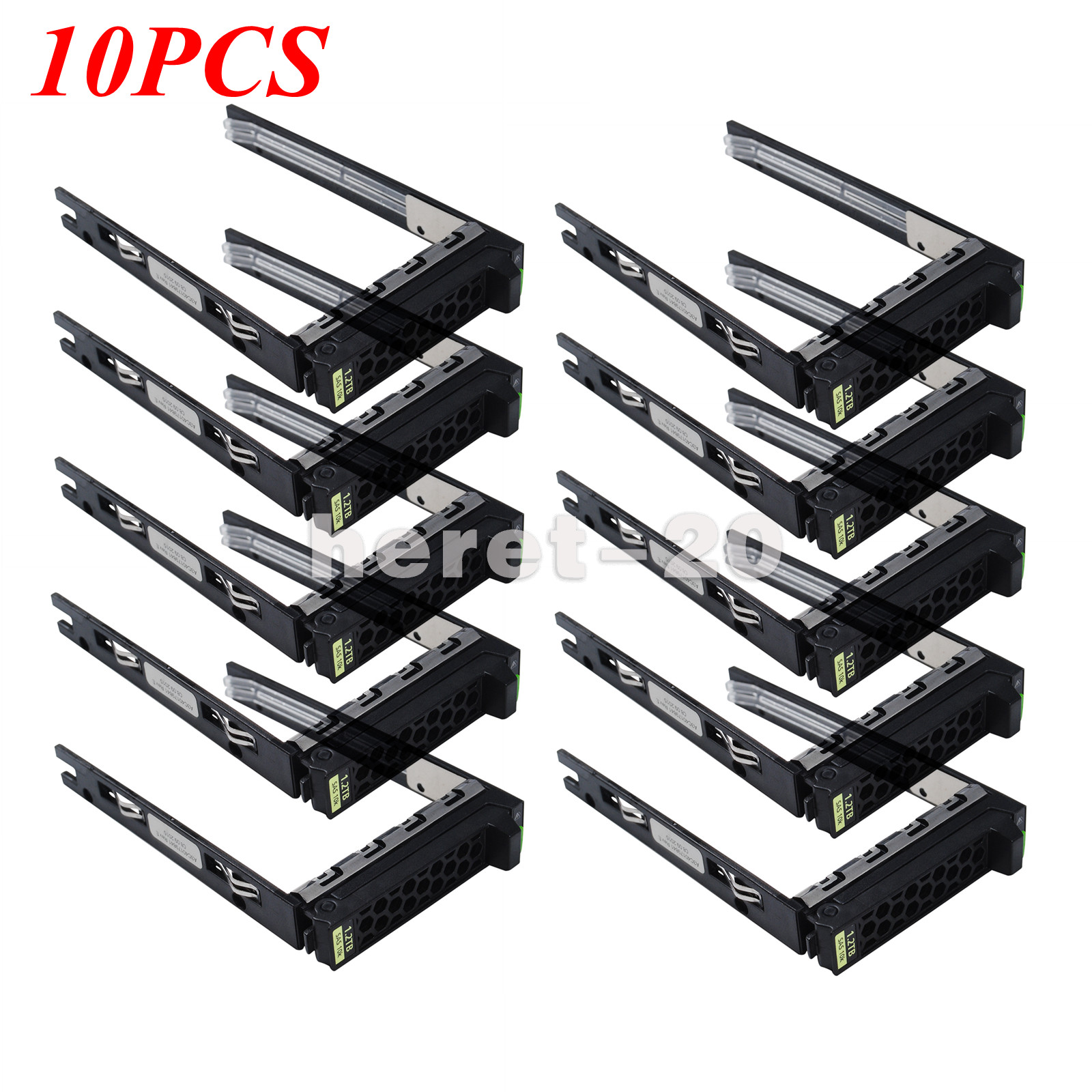 Lot of 10PCS A3C40179841 For Fujitsu RX2540 RX2530 M1 M2 M3 M4 M5 2.5"Tray caddy