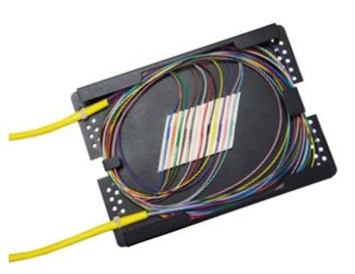12 Strand Fiber Optic Core Single Fusion Metal Splice Tray Holder - 5" x 7"