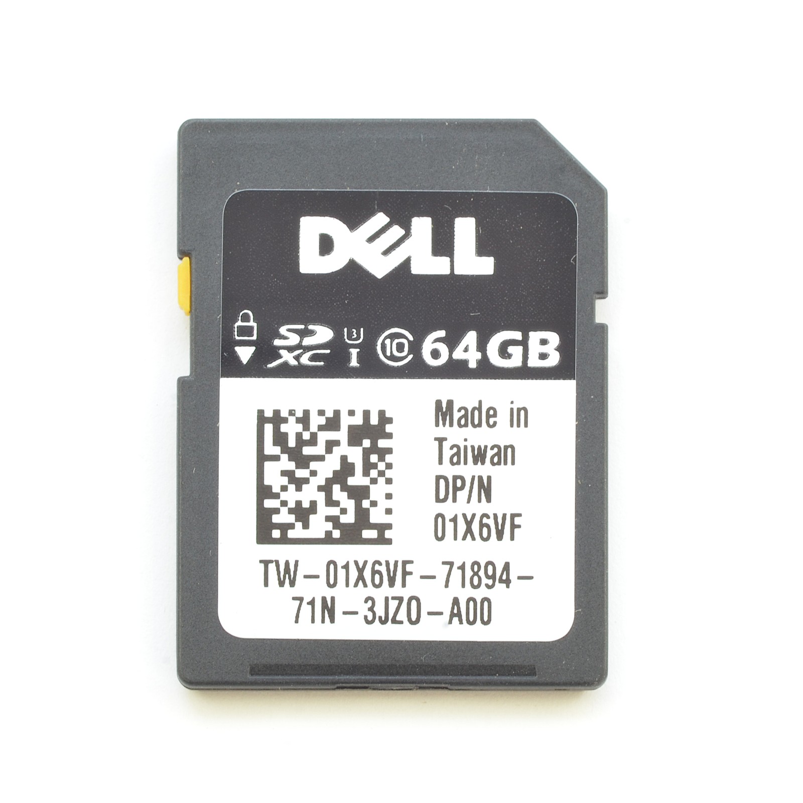Dell 1X6VF 64GB iDRAC vFLASH C10 SDXC SD Card Module 14 Gen R640 R740 01X6VF