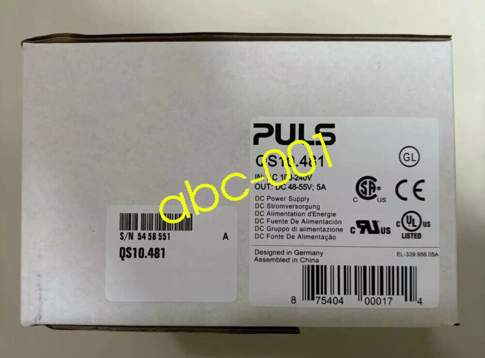 NEW PULS QS10.481 Power supply module 1PC DHL/FedEx